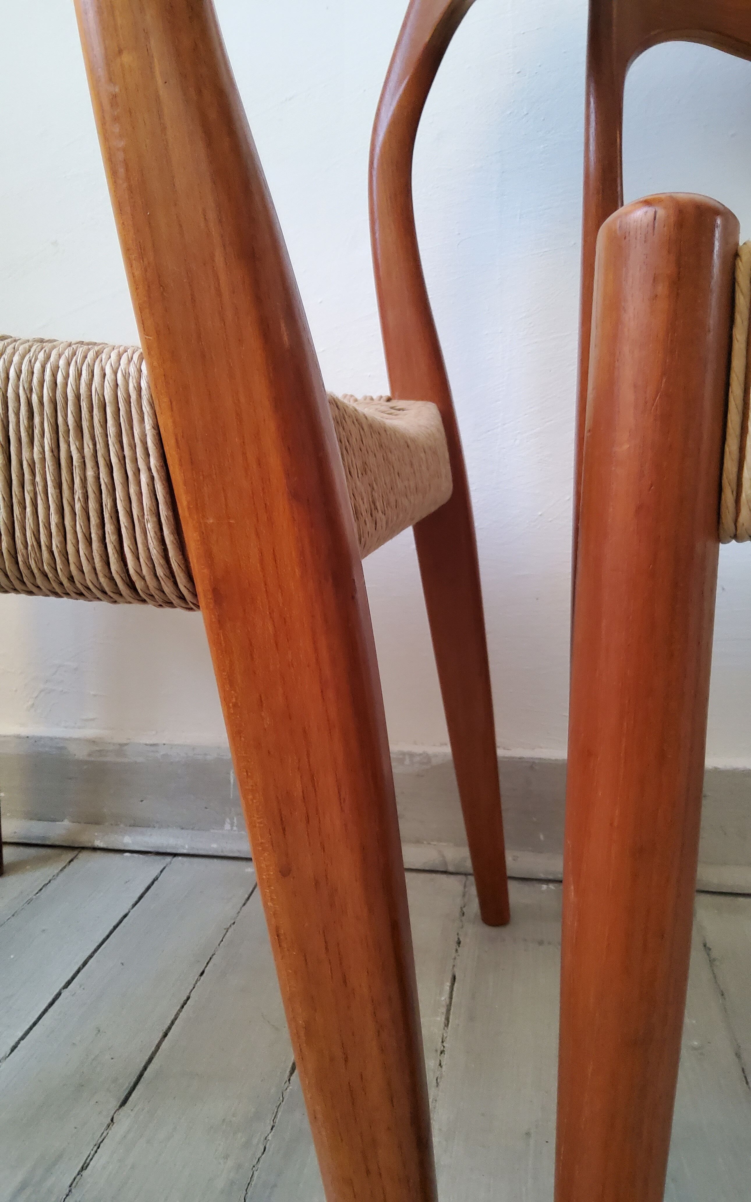Vintage Niels Otto Møller 1950s chairs