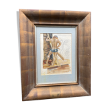 Portrait signed and dated