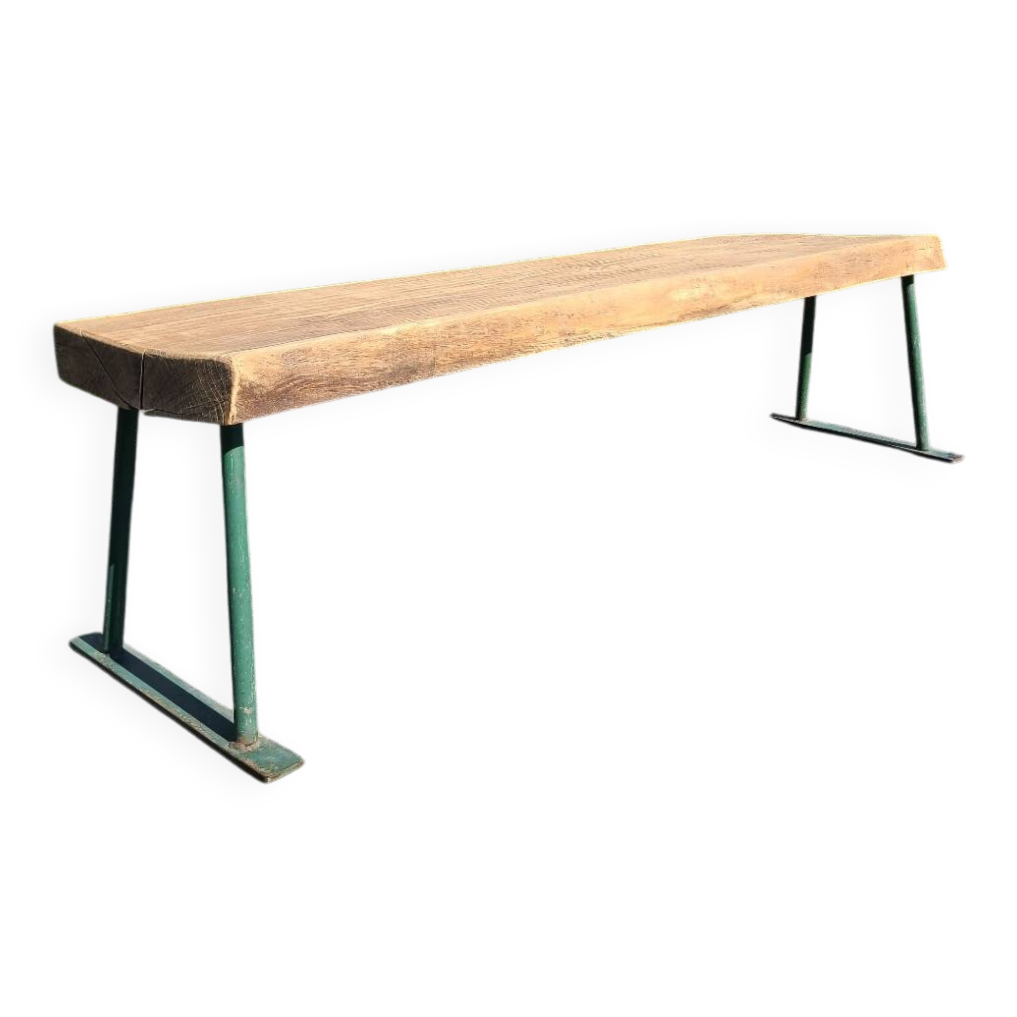 Banc massif industriel années 30