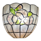 Art Deco mother-of-pearl wall lamp