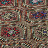 Anatolian handmade kilim rug 330 cm x 191 cm
