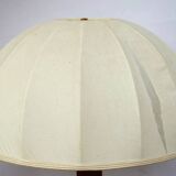 Lampe de table avec incrustations et abat-jour en soie