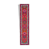 Handmade Decorative Oriental Red Runner Carpet 82 cm x 370 cm