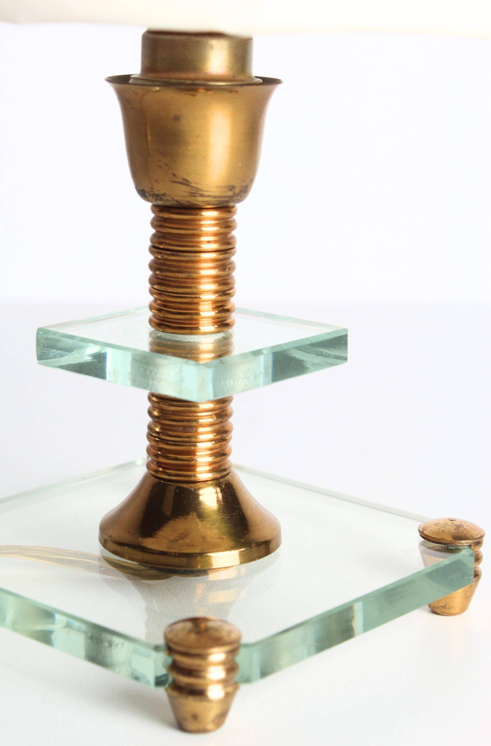 Small table lamp, in the style of Pietro Chiesa for Fontana Arte.