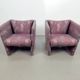 Vintage Postmodern Club Chairs, 1980, Set of 2