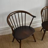 Vintage Ercol Buckingham armchairs