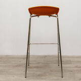Guliver high stool from gaber in orange plastic