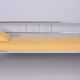 Canapé tubulaire en cuir jaune Bauhaus entièrement restauré, Robert Slezák, années 1930