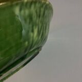 Aegitna hollow dish in green glazed earthenware Vallauris 1960