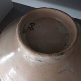 Polychrome ceramic Mokhfia cut dish Tortoise Tronja Morocco 20th century.