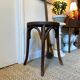 Dark wood stool