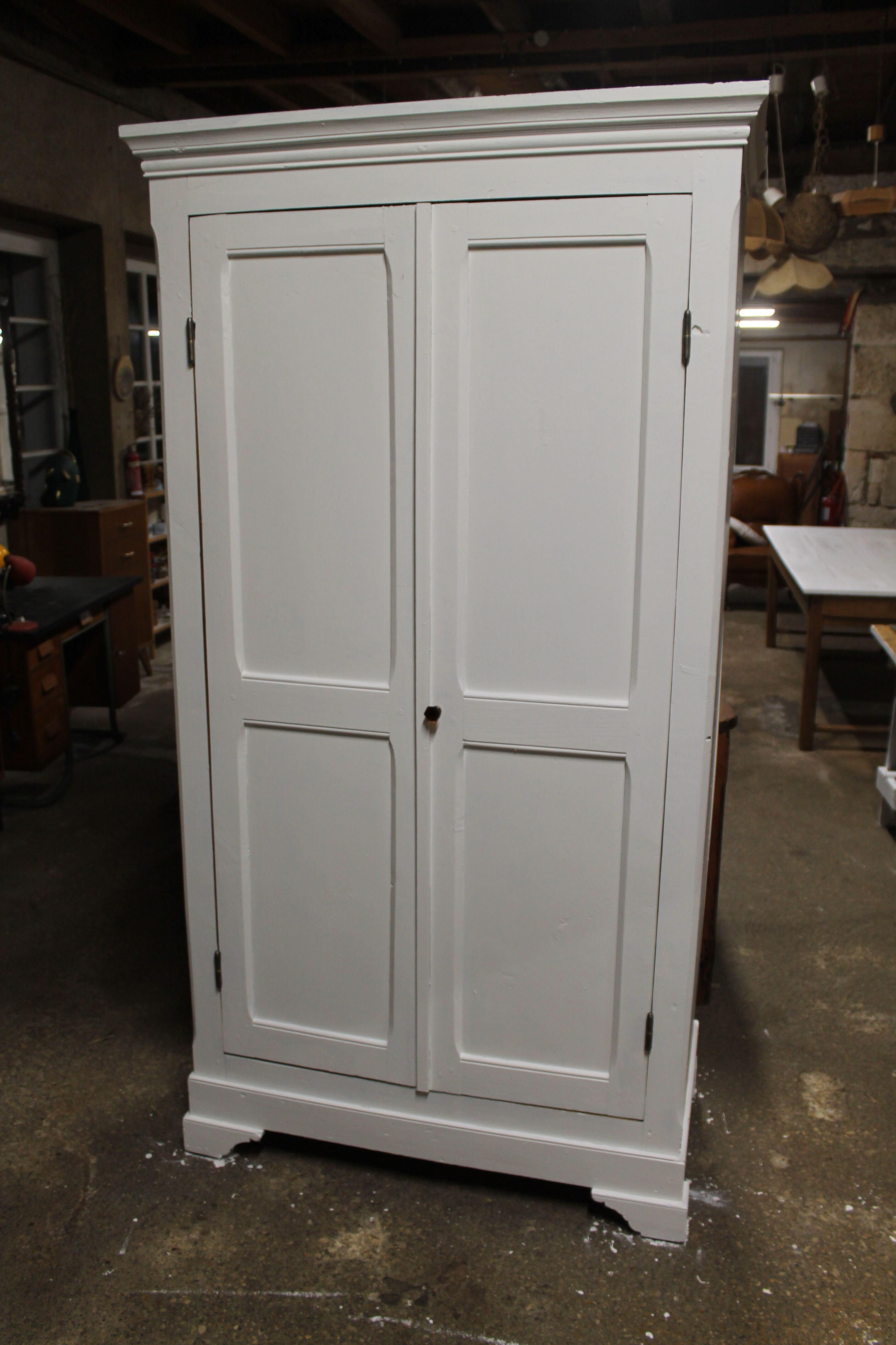 White Parisian wardrobe