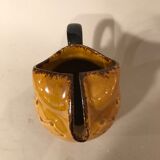 Yellow ceramic pitcher pineapple by Mireille 1950