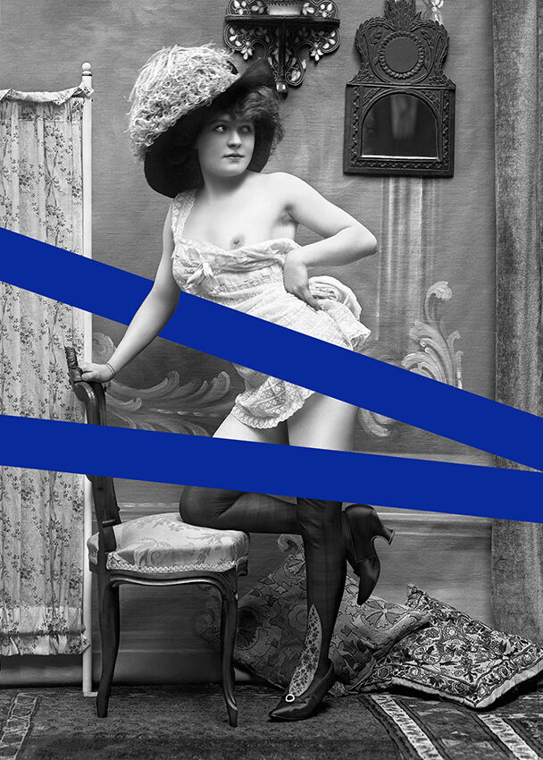 Vintage photography woman cabaret - A3 - 1920