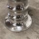 Paire de tabourets aluminium chromé Eichholtz 2000
