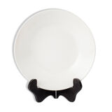 Assiette calotte MDL blanche, Made in france. French vintage