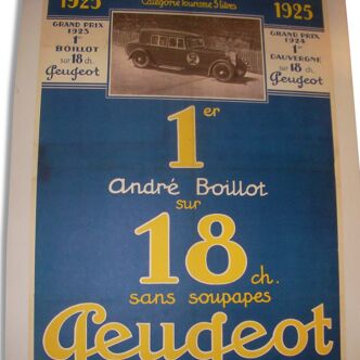 Paris, affiche gaillard (1925).