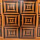 Cubist library with marquetry, around 1930