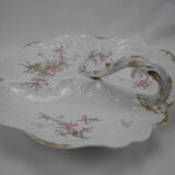 Ancien plat serviteur mendiant porcelaine