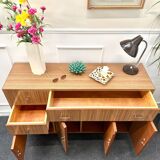 Wood effect formica sideboard