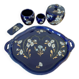Tray set and its earthenware pots