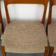 Set of 4 Teak and Wool Dining Chairs by Swegards, Sweden, 1960s