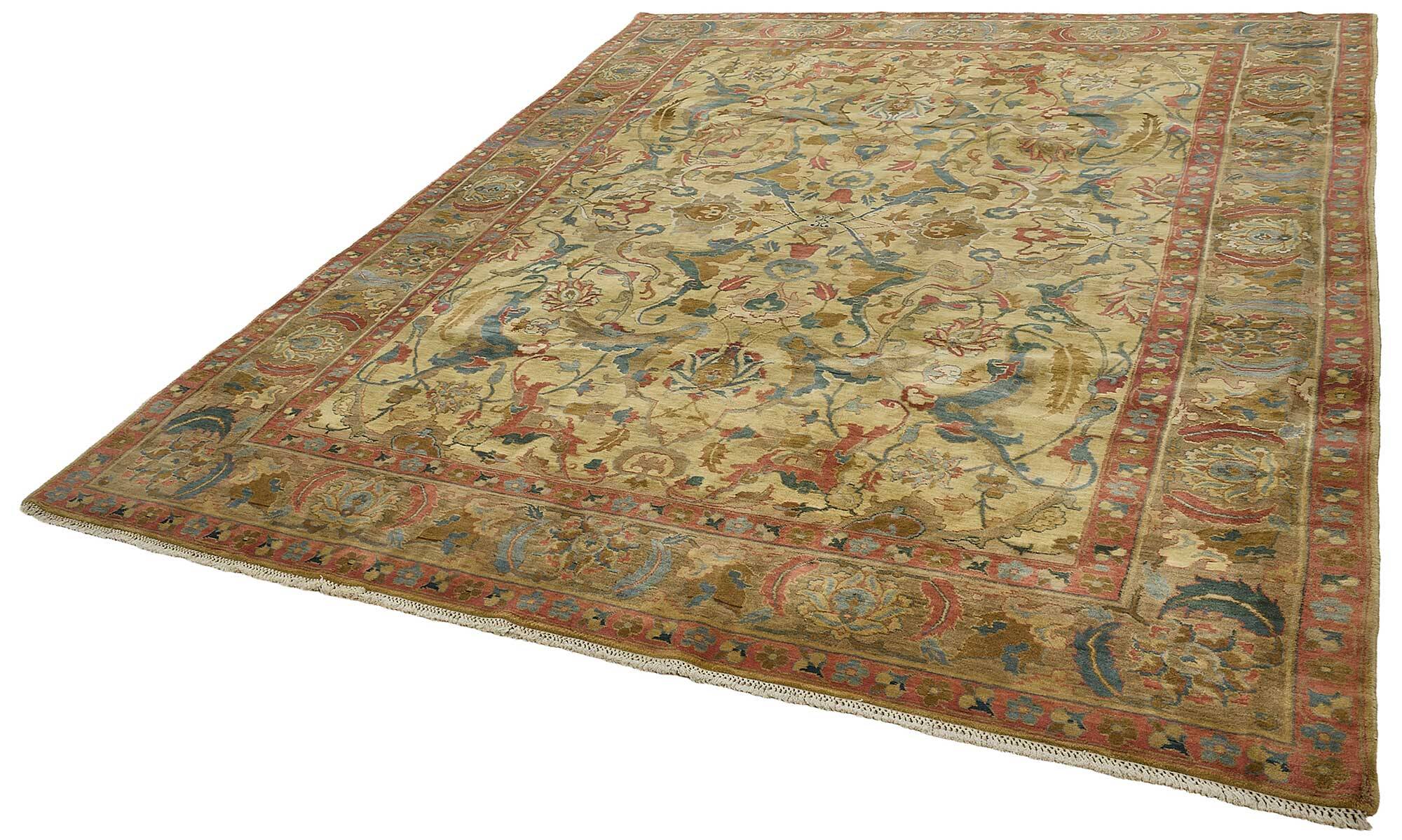 Turkish Handknotted Wool Oushak Rug 270 cm x 342 cm
