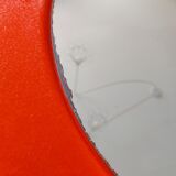 Orange vintage mirror