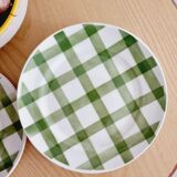 Set of 11 dessert plates and 1 Moulin des Loups dish