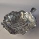 Plat en argent sterling en forme de feuille Fratelli Lisi italien