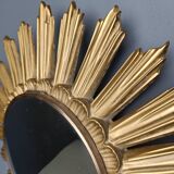 Vintage sunburst mirror, 1960s