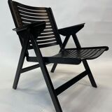 Niko Kralj Slovenian Rex Plywood Folding Chair for Stol 1950s in Black