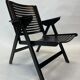 Niko Kralj Slovenian Rex Plywood Folding Chair for Stol 1950s in Black