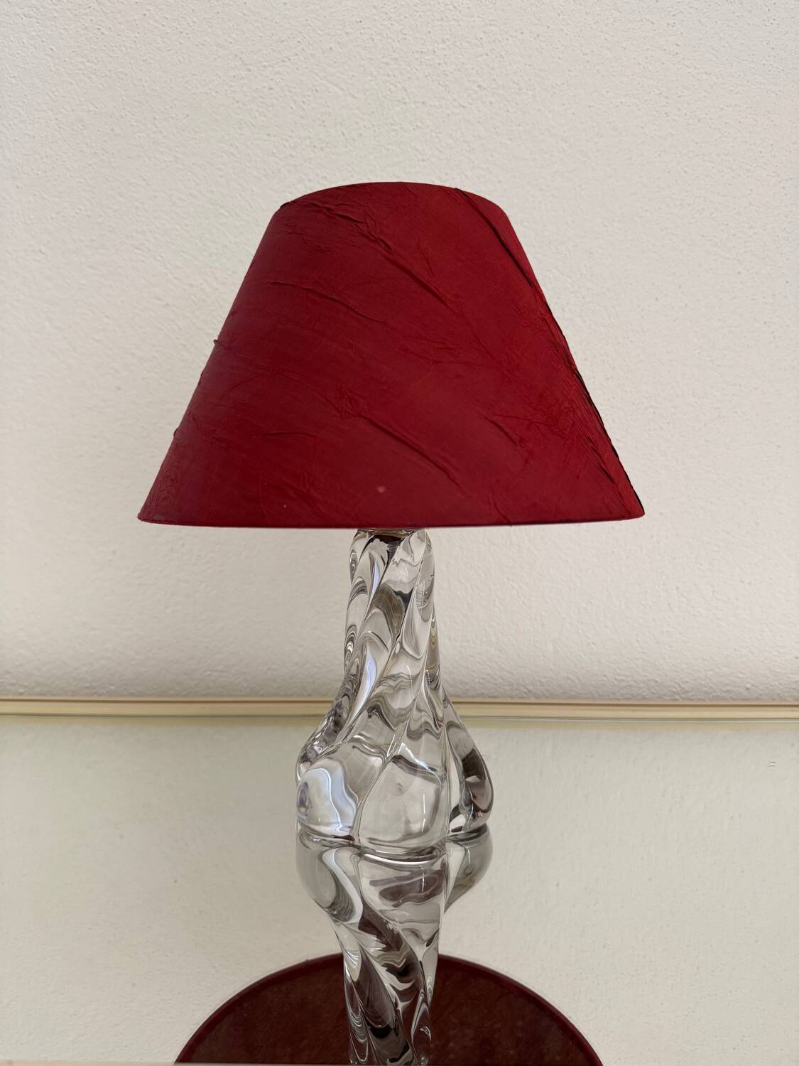 60s crystal table lamp