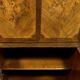 Marquetry drop-leaf secretary in Louis XV style circa 1900.