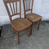 Pair of bistro chairs