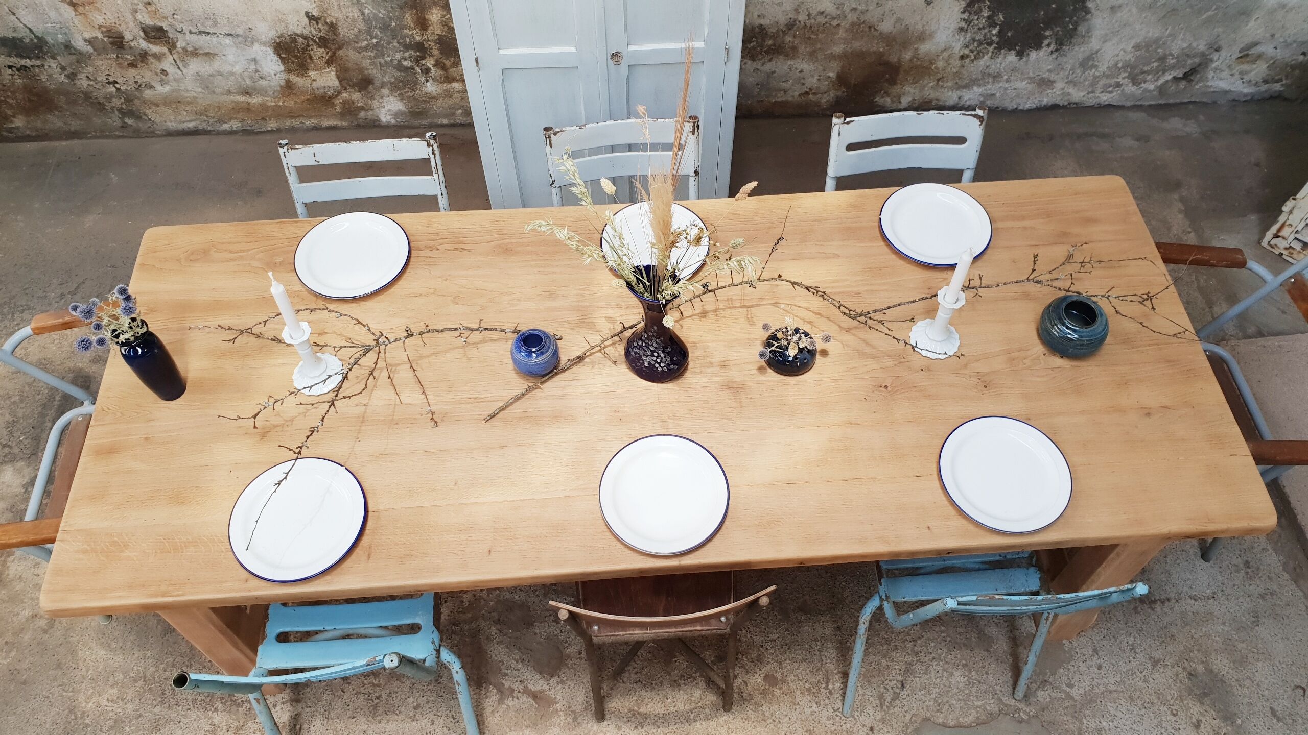 Vintage farmhouse table