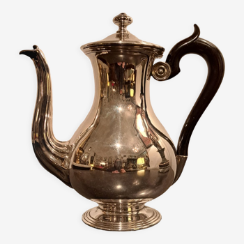 Christofle coffee maker in silver metal