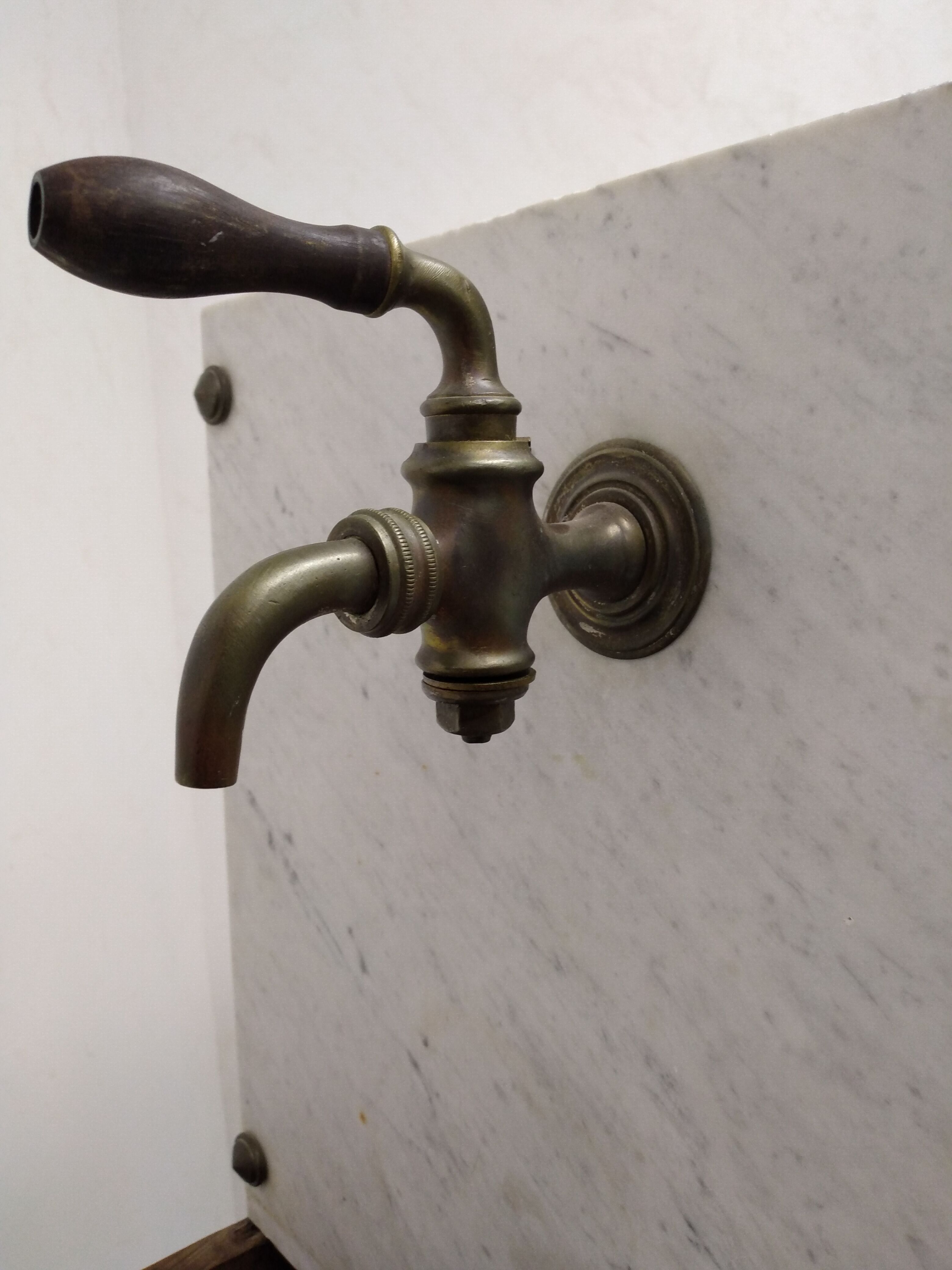 Bathroom furniture with marble