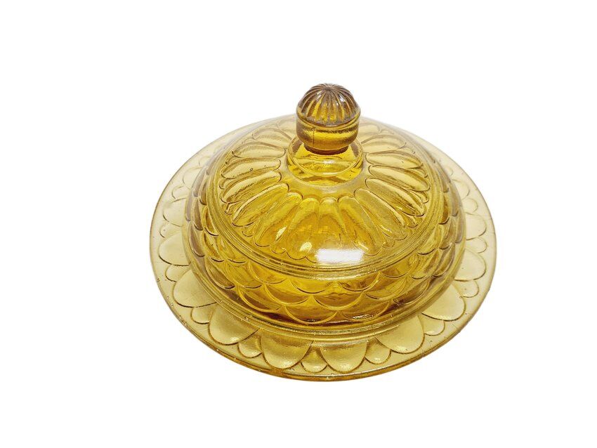 Art Deco style butter bowl, Belgium, 1950s