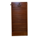 Meuble à rideau bas en bois clair