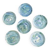 6 Large Absinthe Plates