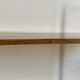 Self vintage metal wall shelf imitation wood in string or tomado style
