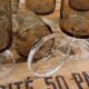 9 Luminarc amber glass wine glasses