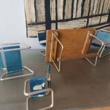 Salon design 50's de poupée en métal