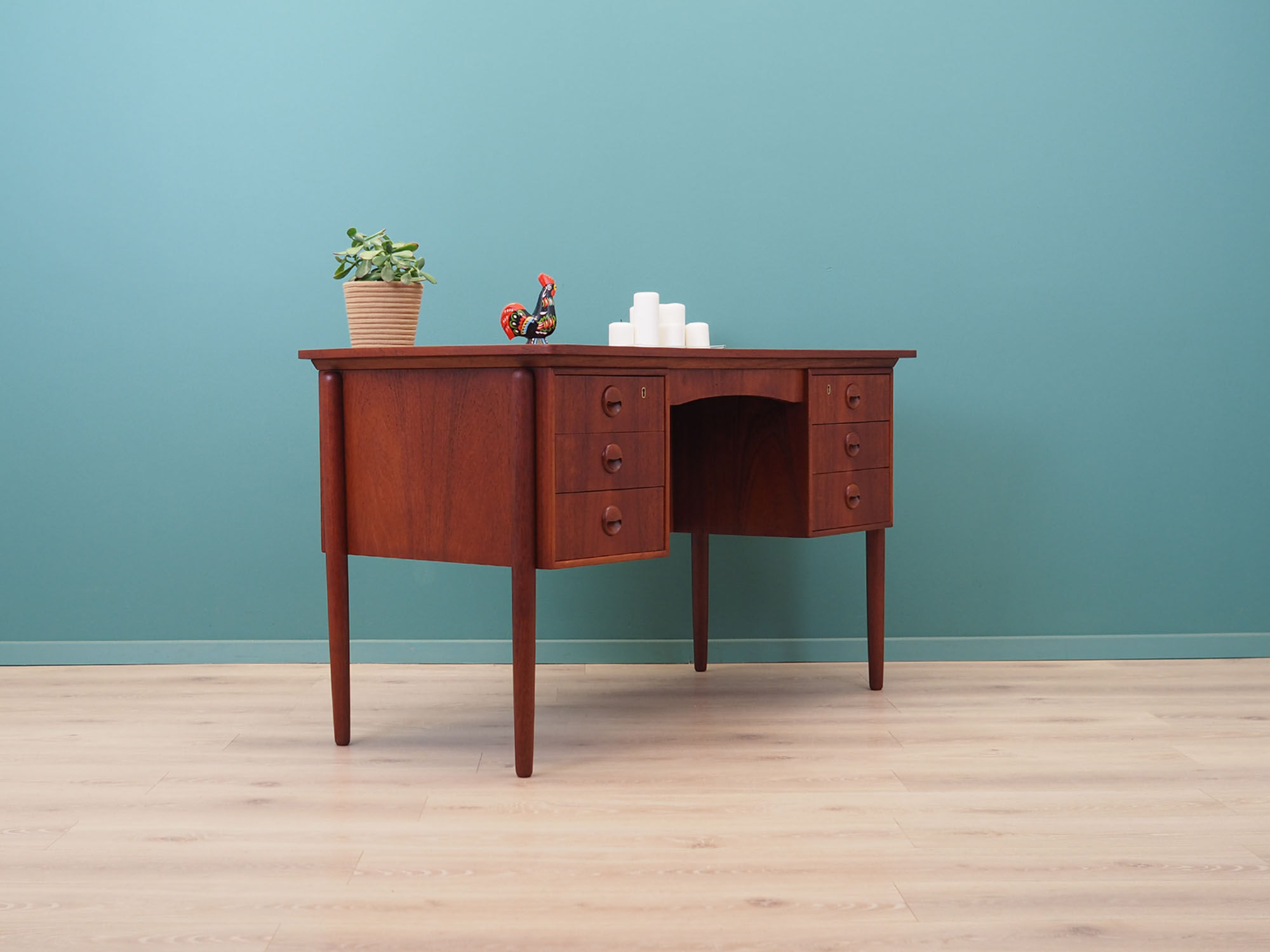 Teak desk, Danish design, 60s, made in Denmark