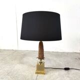 Vintage french corn table lamp, 1970s