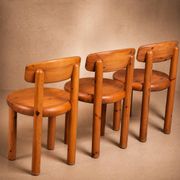 Set of 3 Scandinavian chairs by Rainer Daumilier.