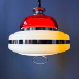 Massive suspension lamp of the space age