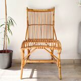 Vintage rattan chair 1970